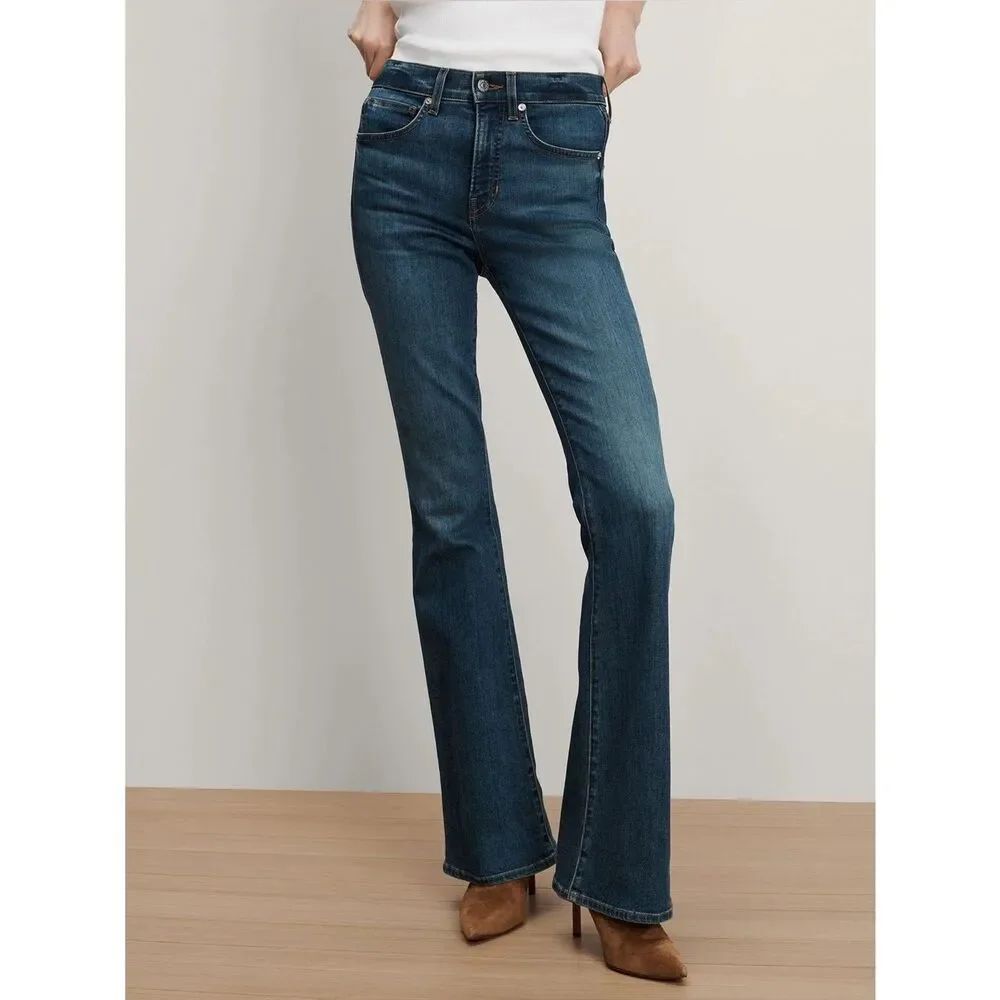 Veronica Beard Beverly Skinny-Flare Jean - Picture 2 of 7